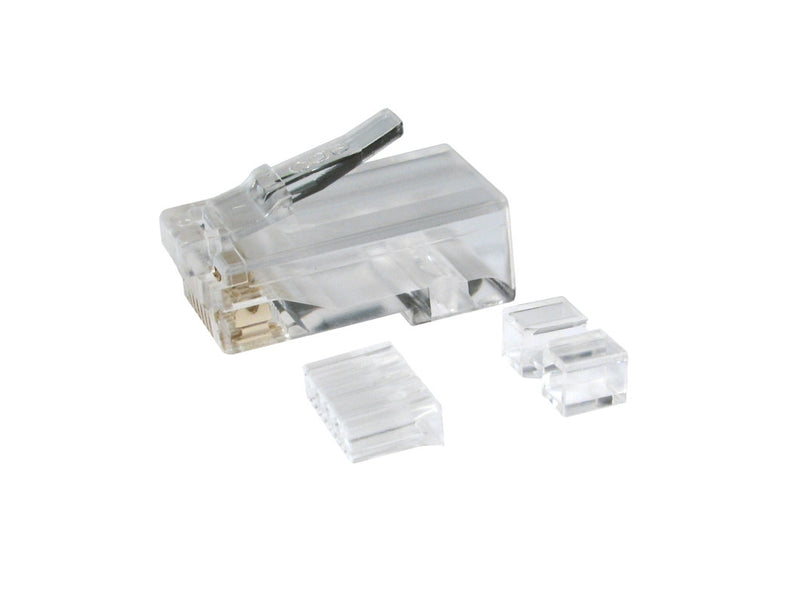 Cat6 2 piece Crimp Connectors (Pack of 100)