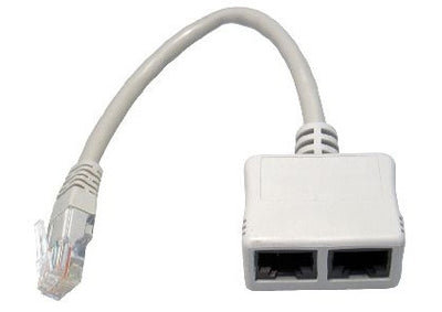 RJ45 Economiser UTP M - 2 x F - Data/Data