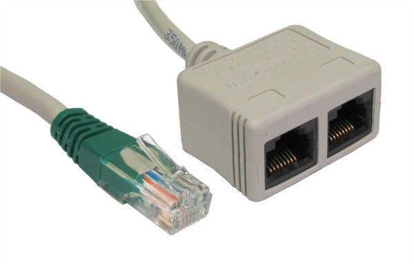 RJ45 Economiser UTP M - 2 x F - Data/Voice