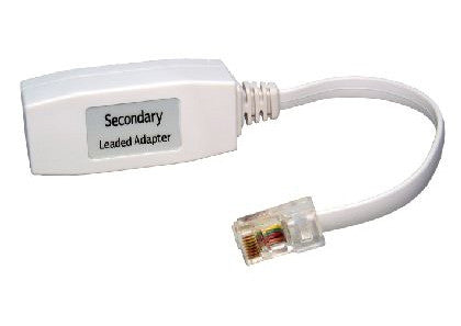 Secondary White Bt F - Rj45 M Leaded Line Adaptor