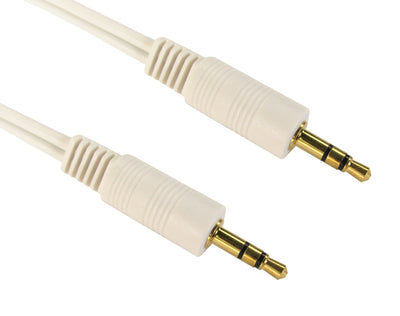 3.5Mm Stereo Male - Male Cable White