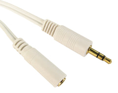 3.5Mm Stereo Male - Female Extension Cable White