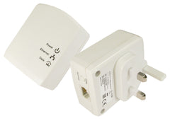 500Mbps Mini Ethernet Homeplug- Dual Pack- White