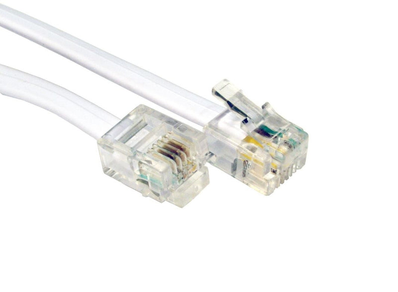 Câble ADSL RJ11 vers RJ45 Mâle/Mâle 2m Noir - APM - 570843