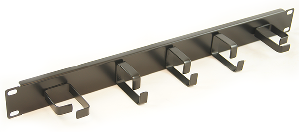 1U 5 Ring Cable Management Bar (3 Horizontal 2 Vertical)