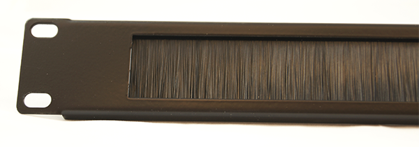 1U Brush Strip Panel